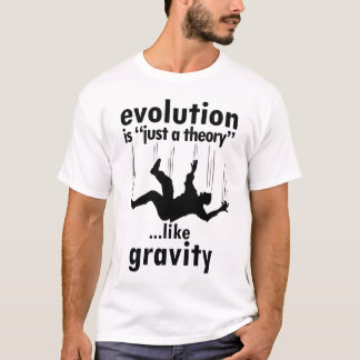 Evolution ist gerade ein Shirt der Theorie-Männer