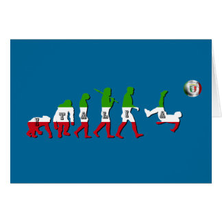 Evolution italienischer Geschenke Fußball-Italiens