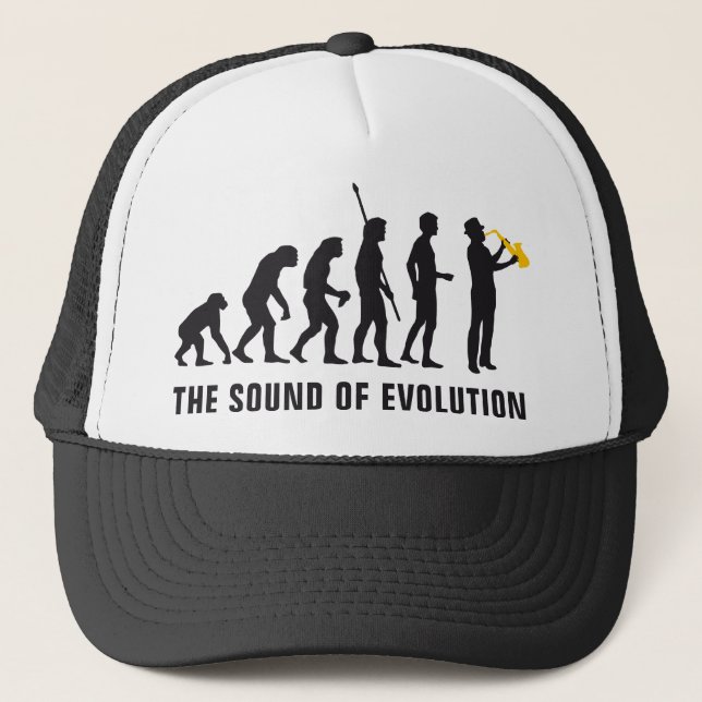 evolution jazz truckerkappe (Vorderseite)