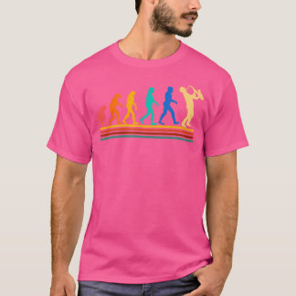 Evolution Jazzmusiker Saxophonist Orchester T-Shirt