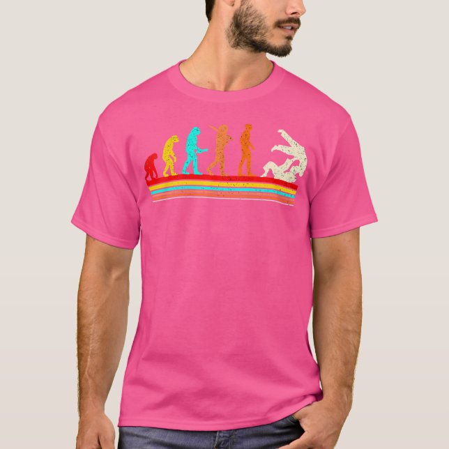 Evolution Judo Martial Arts Funny Judo T-Shirt (Vorderseite)