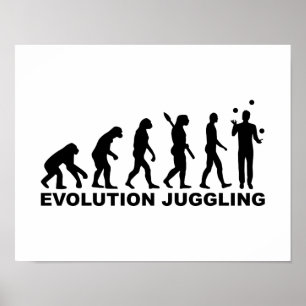Evolution Juggling Poster