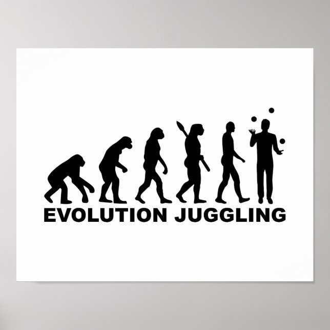 Evolution Juggling Poster (Vorne)