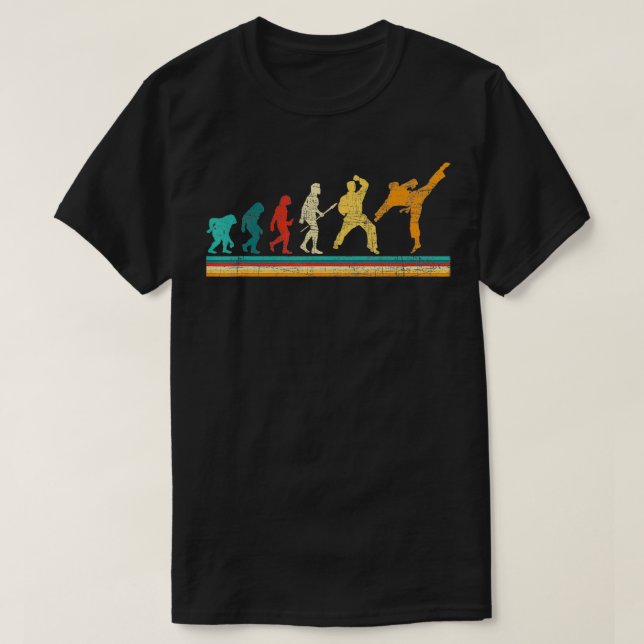 Evolution Karate Martial Arts Coach Karateka T-Shirt (Design vorne)