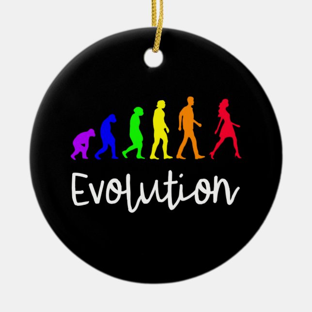 Evolution Keramik Ornament (Vorne)