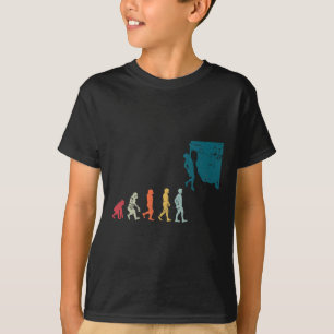 Evolution Kletterer Berge Alpen Bergsteigen Cl T-Shirt