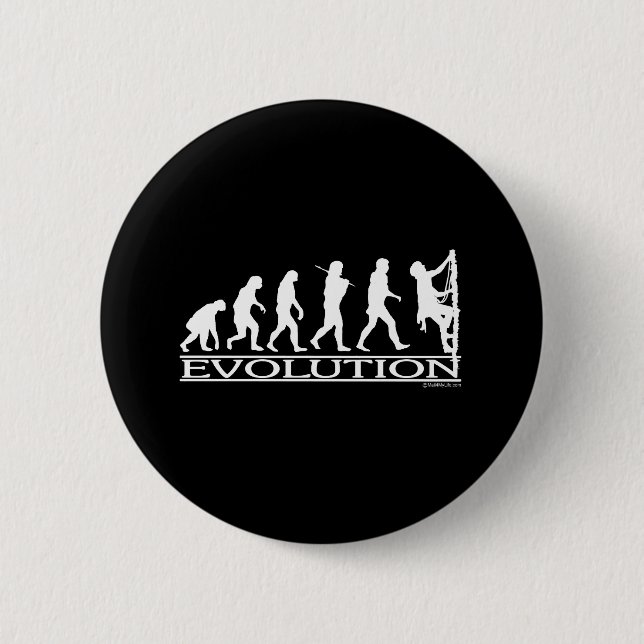 Evolution - kletternd button (Vorderseite)