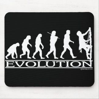Evolution - kletternd mousepad