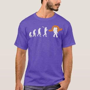 Evolution Kosmonaut Weltraumbahnhof Saturn P T-Shirt