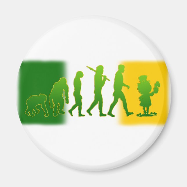 Evolution Leprechaun Magnet (Vorne)