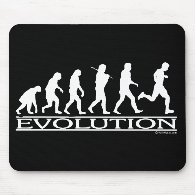 Evolution - Mann-Betrieb Mousepad (Vorne)