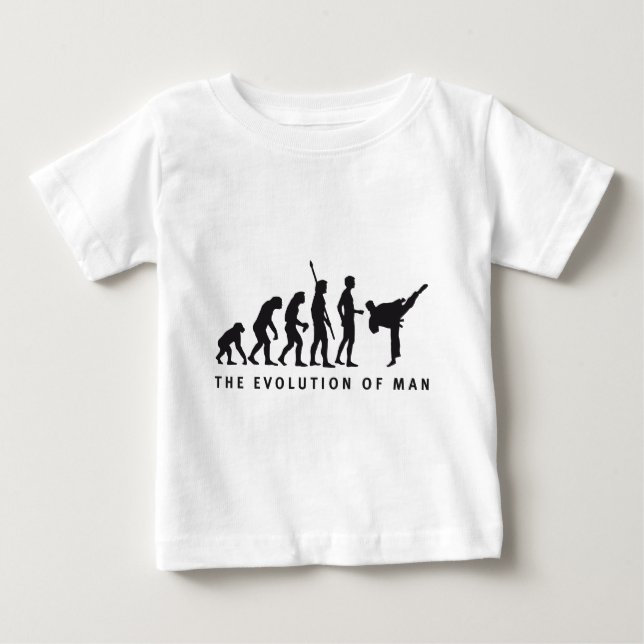 evolution martial arts baby t-shirt (Vorderseite)