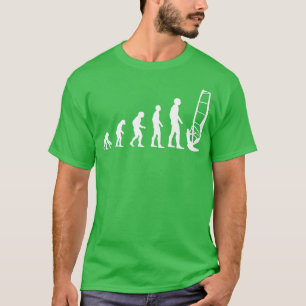 Evolution Mens Windsurfing Funny Gift Long Sl T-Shirt