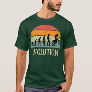 Evolution motocross Geschenk enduro Spaß Mooke übe T-Shirt