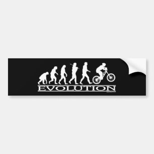 Evolution - Mt-Radfahren Autoaufkleber