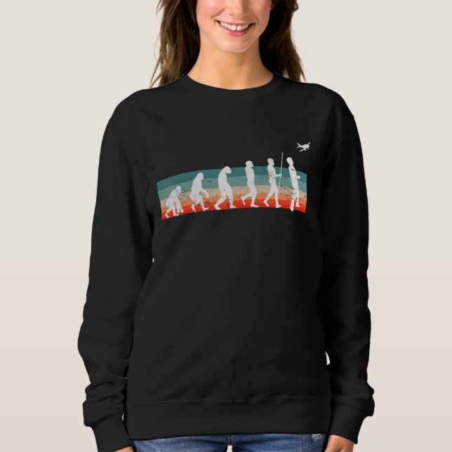 Evolution Muster Flight Rc Luftfahrzeug Aviator Sweatshirt (Vorderseite)