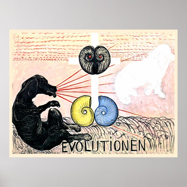 Evolution Nr. 5, Gruppe VI,  Poster (Vorne)
