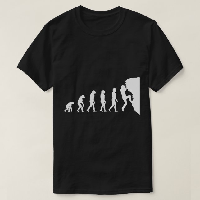 Evolution of Climbing  T-Shirt (Design vorne)