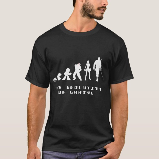 Evolution of Gaming T-Shirt (Vorderseite)