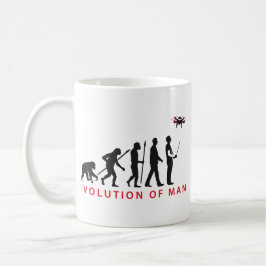 evolution of man controlling drone tasse