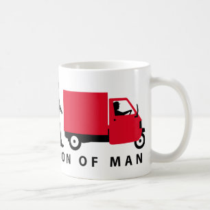 Evolution of man Piaggio Ape mini transporter Tasse