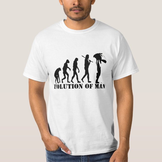EVOLUTION OF MAN T-Shirt (Vorderseite)