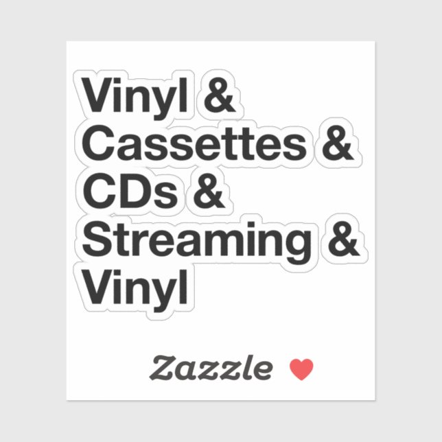 Evolution of Music Sticker (Blatt)