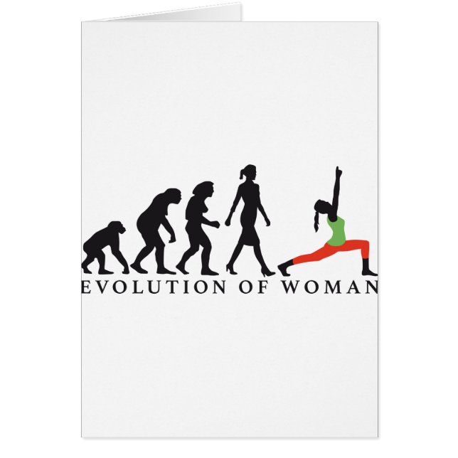 evolution of woman yoga position (Vorne)
