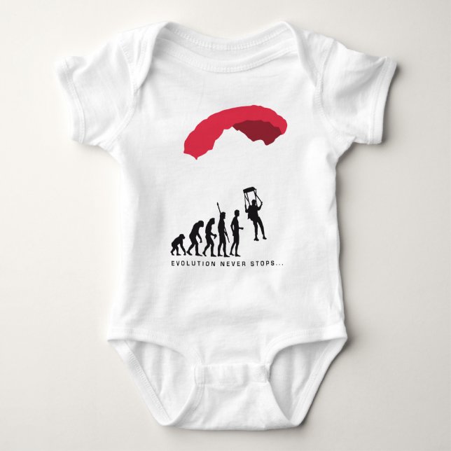 evolution Parachute Baby Strampler (Vorderseite)