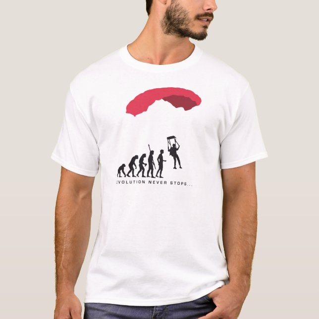 evolution Parachute T-Shirt (Vorderseite)