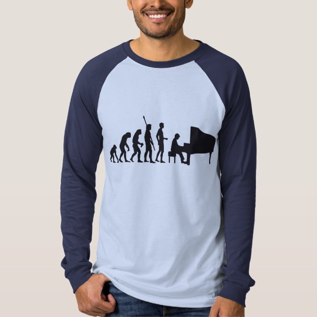 evolution piano T-Shirt (Vorderseite)