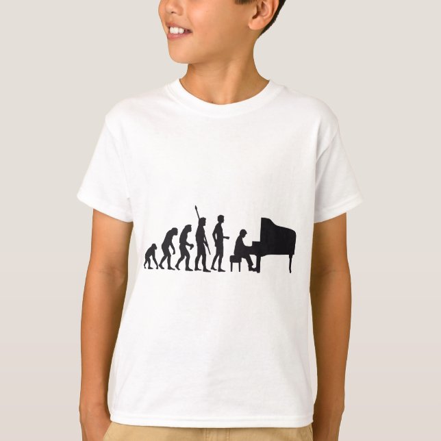 evolution piano T-Shirt (Vorderseite)