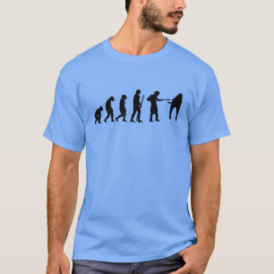 Evolution Pizza Lieferung Typ essen Pizza Es T-Shirt