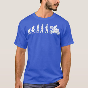 Evolution Pizza Lieferung Typ essen Pizza Es T-Shirt