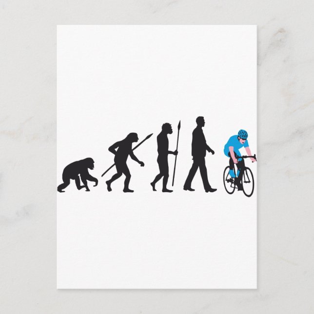 Evolution Postkarte (Vorderseite)