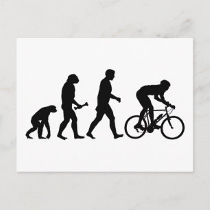 Evolution Postkarte