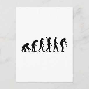 Evolution Postkarte