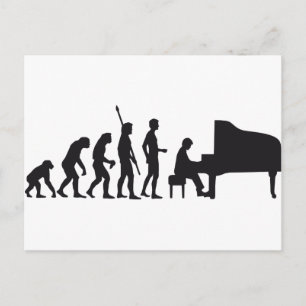 Evolution Postkarte