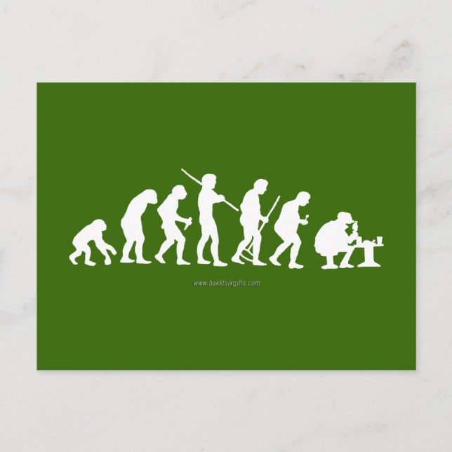 Evolution... Postkarte (Vorderseite)