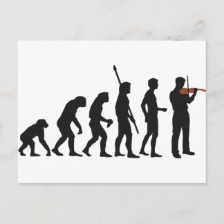 Evolution Postkarte