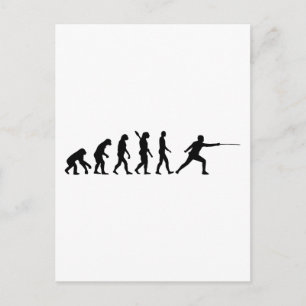 Evolution Postkarte