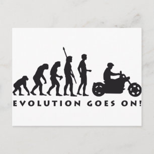 Evolution Postkarte