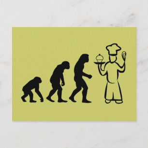 Evolution Postkarte