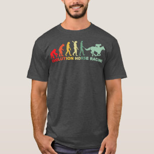 Evolution Racing Retro Reittier Derby Anzug T-Shirt