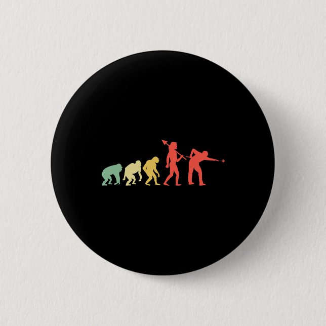 Evolution Rack Pool Billiard Player Billiard Cue Button (Vorderseite)