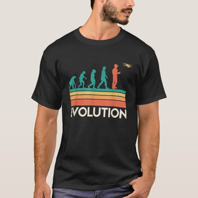 Evolution RC P Piloten Modellflugzeug Fernbedienun T-Shirt (Vorderseite)