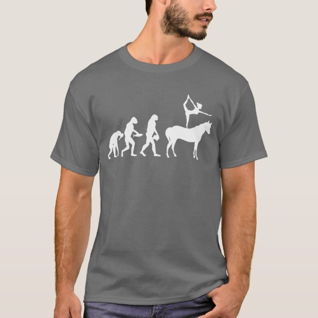 Evolution Reitpferd T-Shirt (Vorderseite)