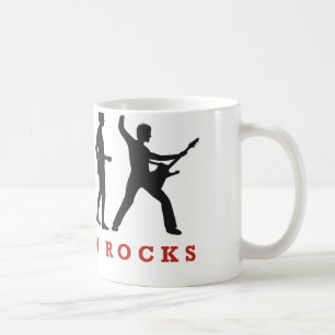 evolution rocks kaffeetasse