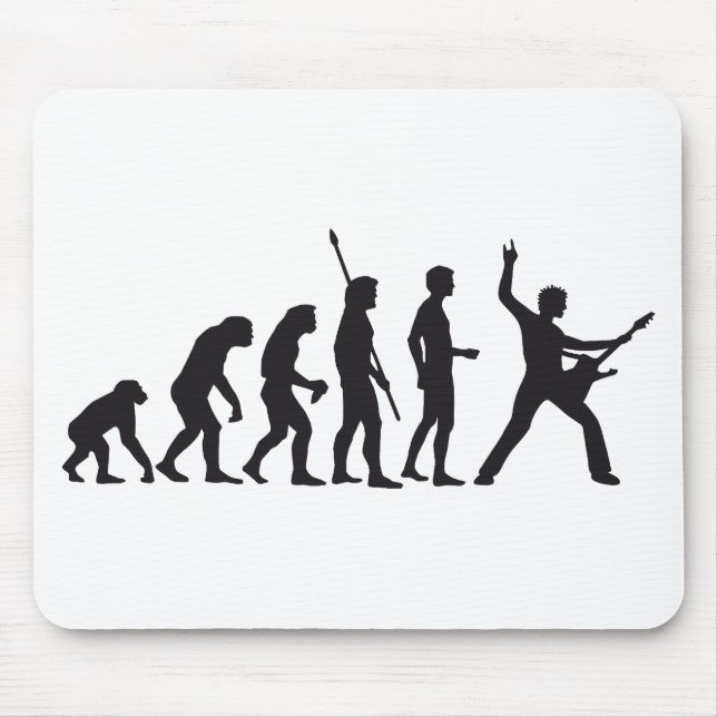 evolution rocks mousepad (Vorne)