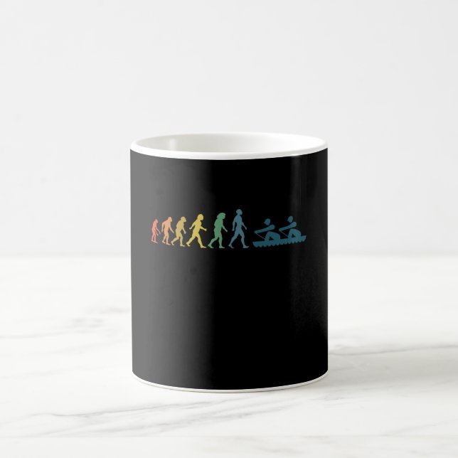 Evolution Ruderboot Vintag Kaffeetasse (Mittel)